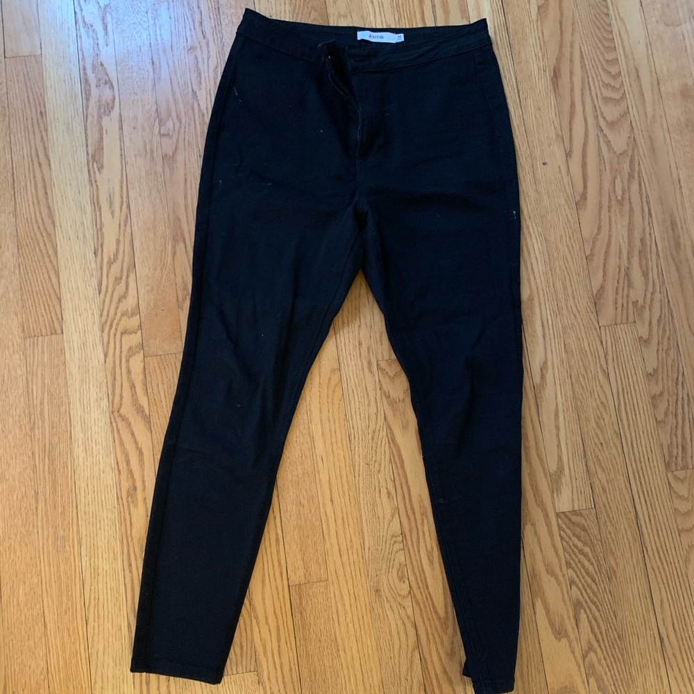 Just fab sz 32 waist. High waist black jeggings
